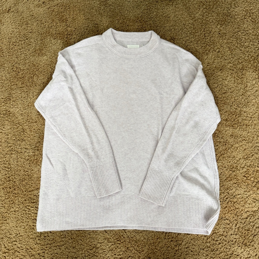Aerie Softluxe Light Pink Sweater
